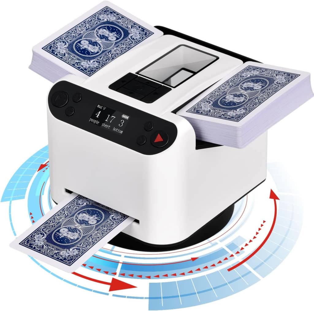 Mélangeur De Cartes MDS-6 Par Shuffle Tech - Multi-pont, Idéal Pour Canasta